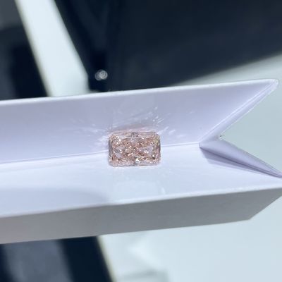 Taglio brillante del punto d'irradiazione rosa dei diamanti sviluppato laboratorio 1.5-3.0ct di CVD VS2-VVS2