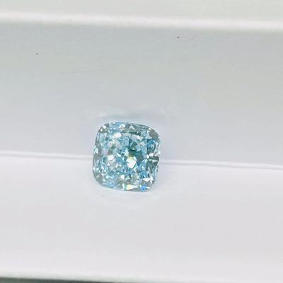 Diamanti blu sviluppati laboratorio brillante 3.2ct-3.6ct di CVD del taglio del cuscino VS1
