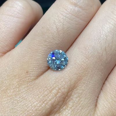 2,5 il laboratorio di carati ha creato Diamond Blue Nuance Lab Diamond colorato VVS1