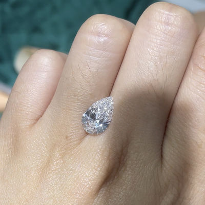 il laboratorio sciolto di Mohs del diamante 10 della pera 1-1.99Carat ha costruito i diamanti