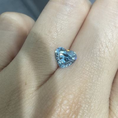 I diamanti rosa sviluppati laboratorio sintetico 1.27ct IGI di forma del cuore hanno certificato VS1