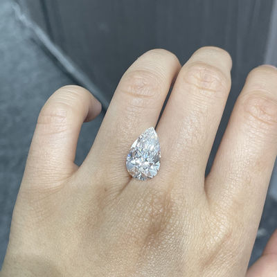 5,05 il laboratorio di CVD HPHT di carati ha creato a forma di pera personalizzabile dei diamanti bianchi