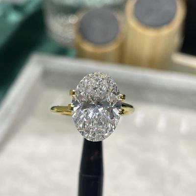 5ct Grande dimensione Coltivato in laboratorio CVD Diamante Ovale Taglio brillante Certificato IGI