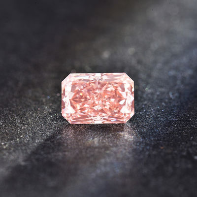 Diamante sintetico artificiale 100% dei diamanti di rosa sviluppato laboratorio del carbonio