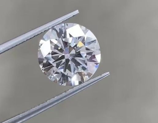 Laboratorio di processo CVD incolore creato rotondo diamante a taglio brillante VS-VVS chiarezza