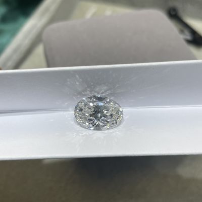 Laboratorio certificato IGI Creato Bianco Diamanti Ovali Taglio Brillante Bianco DEF VS-VVS Chiarezza