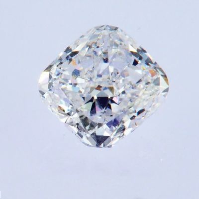 Fabbrica all'ingrosso cuscino quadrato forma 3.3CT Laboratorio coltivato come coltivato CVD Bianco diamante certificato IGI