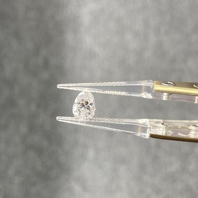 1.02ct G VVS1 Pear Cut CVD Lab Creato diamanti bianchi per la produzione di gioielli