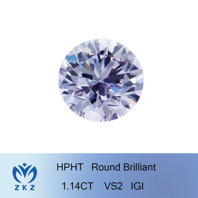 Diamanti di laboratorio personalizzabili 1,14 carati CVD HPHT Rotondo Bianco Diamanti sintetici certificati
